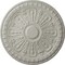 Ekena Millwork Raymond Ceiling Medallion (Fits Canopies up to 5 3/8"), Hand-Painted Pot of Cream, 18"OD x 1 1/4"P CM18RA2PCF - alternate 1